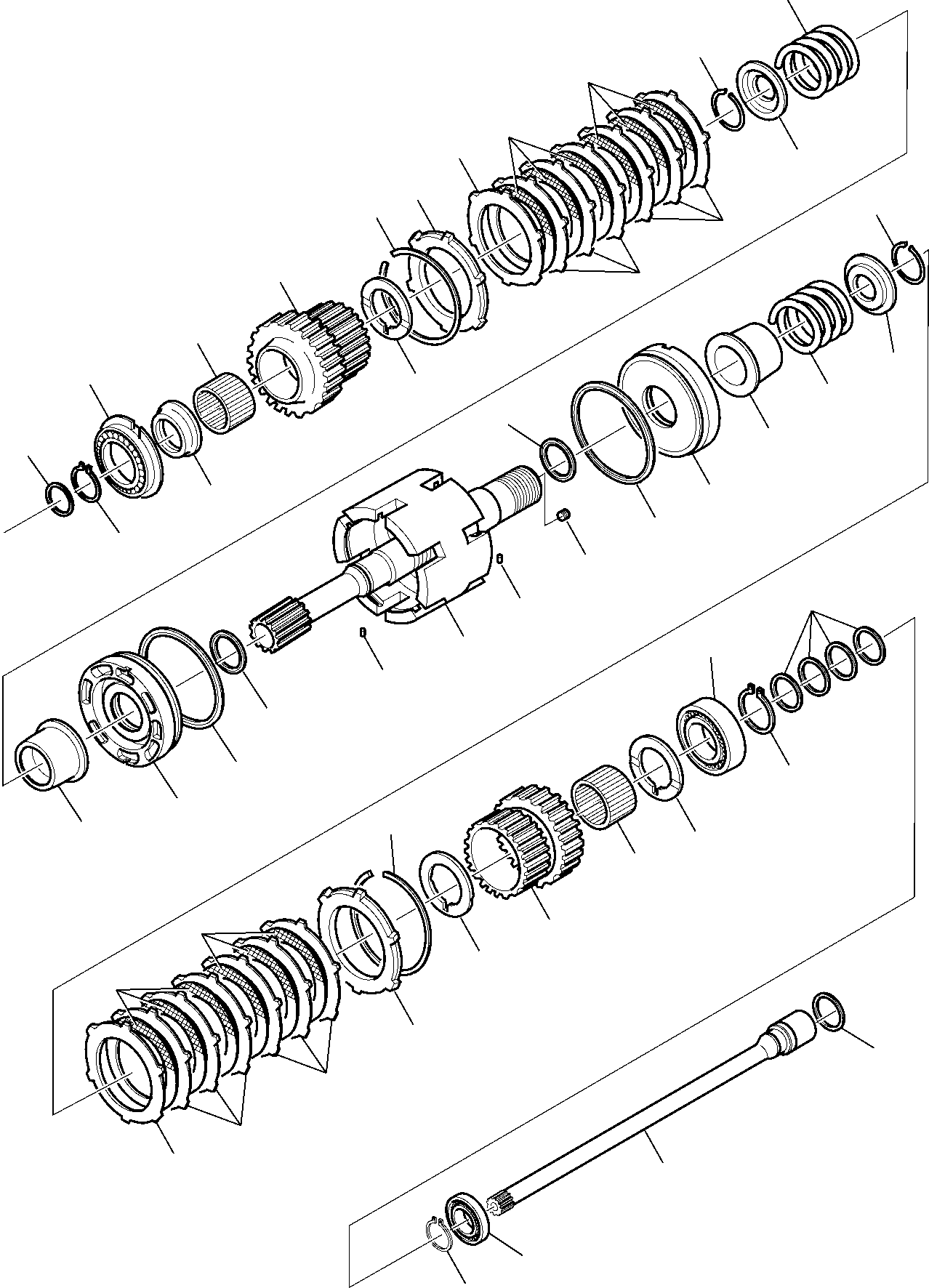 Backhoeloaders Komatsu / WB93R-5 S/N F50003-Up(wb93r5) / TRANSMISSION (4/11)(C-0110 : 3215)