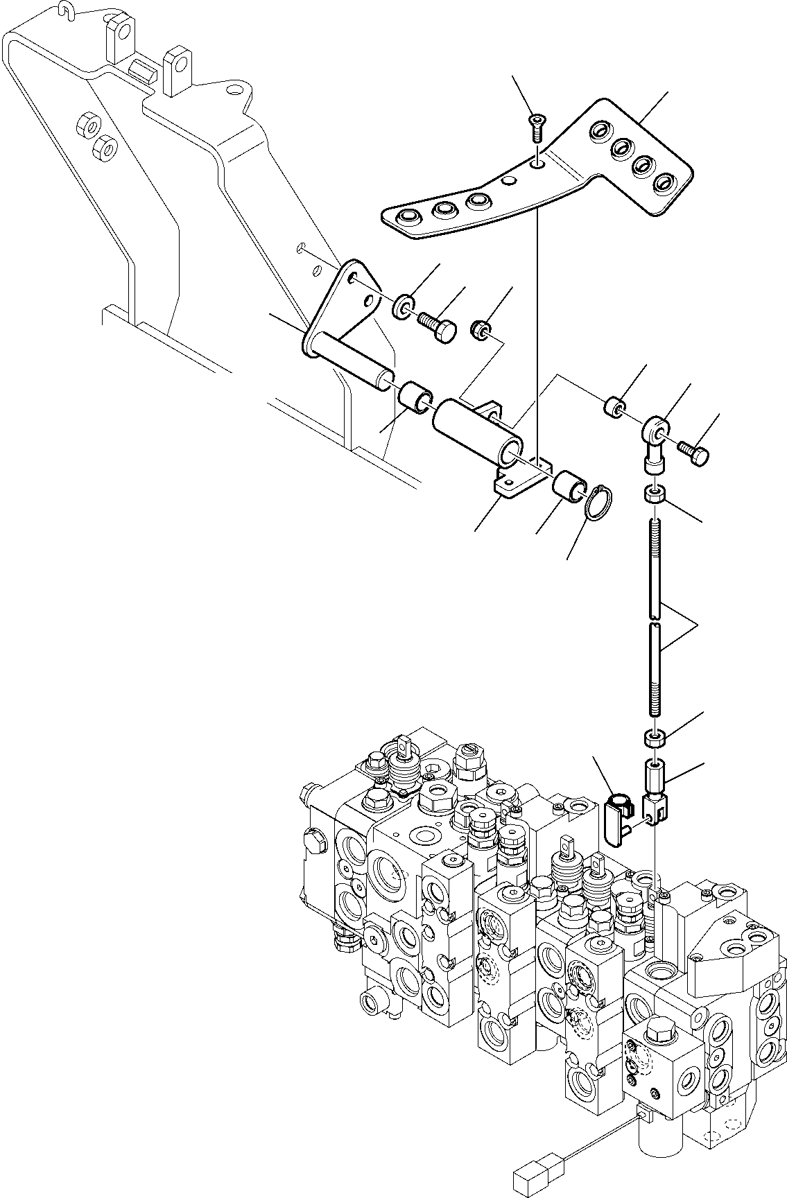 Backhoeloaders Komatsu / WB93R-5 S/N F50003-Up(wb93r5) / TELESCOPIC ARM CONTROL PEDAL(D-0150 : 4510)