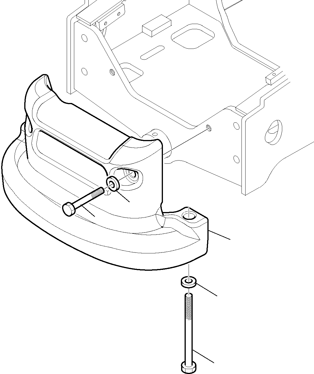Backhoeloaders Komatsu / WB93R-5 S/N F50003-Up(wb93r5) / COUNTER WEIGHT (170 kg)(E-0042 : 5050)