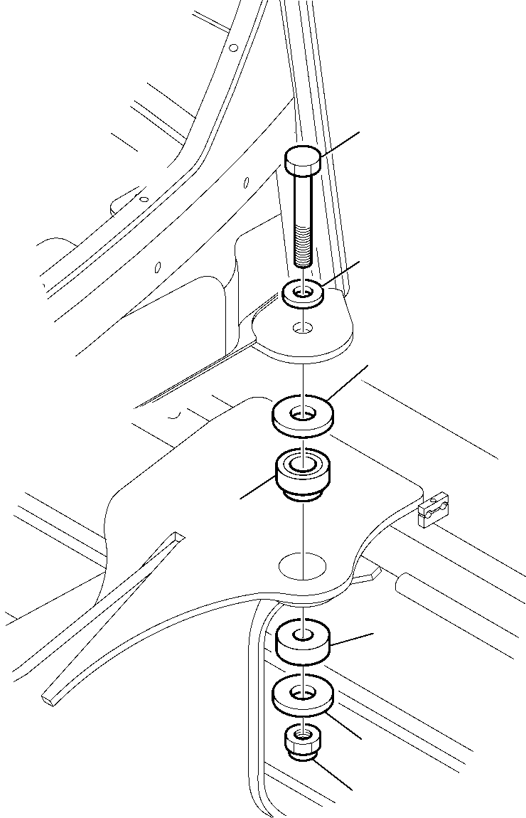 Backhoeloaders Komatsu / WB93R-5 S/N F50003-Up(wb93r5) / CAB FIXING(E-0050 : 5100)