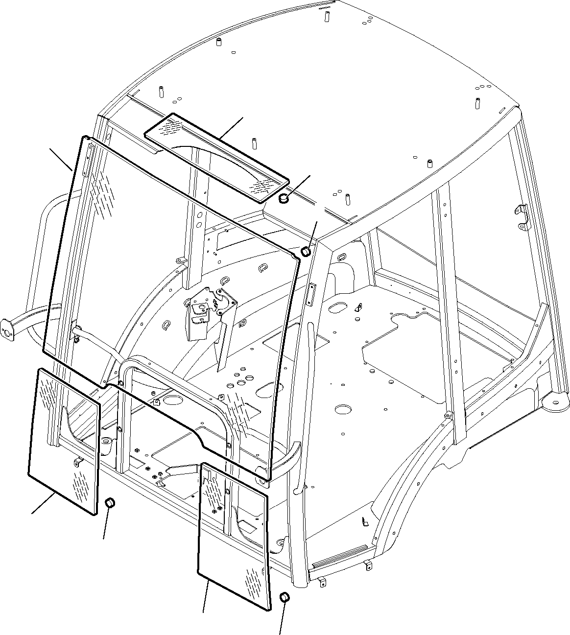 Backhoeloaders Komatsu / WB93R-5 S/N F50003-Up(wb93r5) / CAB (1/14)(E-0060 : 5200)