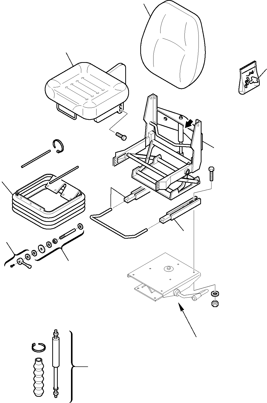 Backhoeloaders Komatsu / WB93R-5 S/N F50003-Up(wb93r5) / OPERATOR
