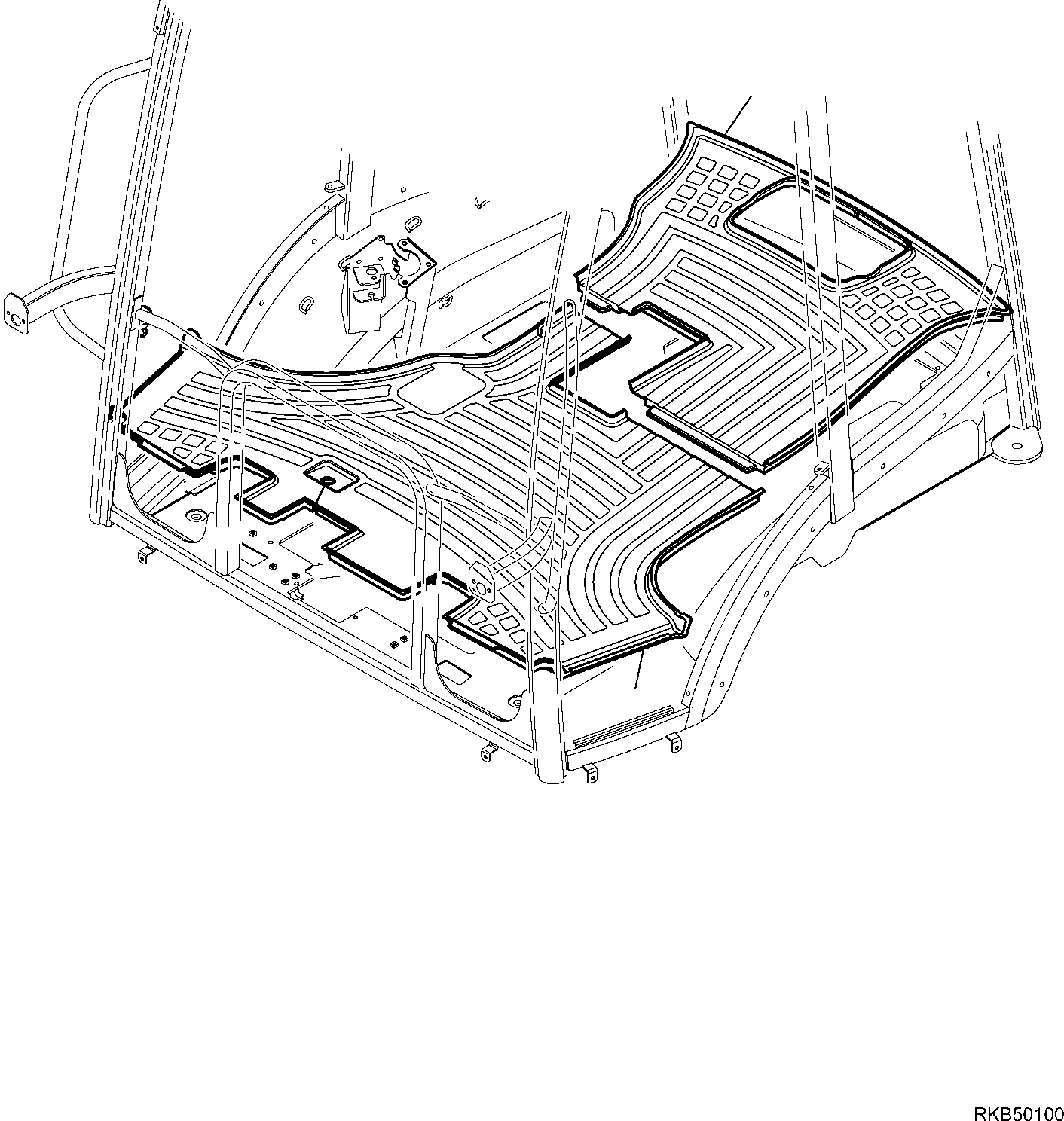 Backhoeloaders Komatsu / WB93S-5E0 S/N F20003-Up(wb93s5e0) / CAB (7/14)(E-5230 : 5230)