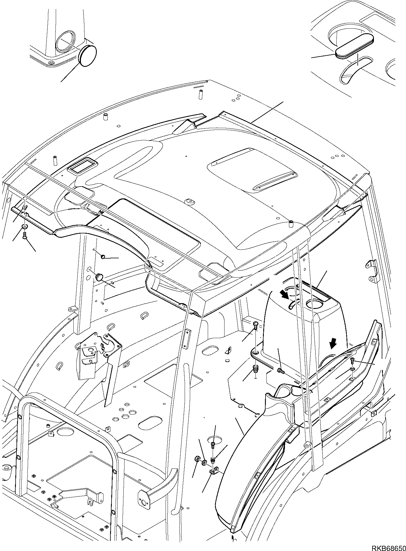 Backhoeloaders Komatsu / WB93S-5E0 S/N F20003-Up(wb93s5e0) / CAB (12/14)(E-5255 : 5255)