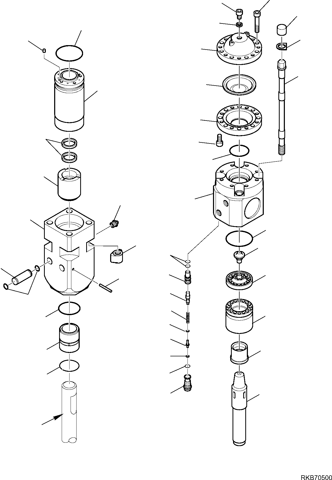 Backhoeloaders Komatsu / WB93S-5E0 S/N F20003-Up(wb93s5e0) / HAMMER HP500 (3/3)(F-6937 : 6937)