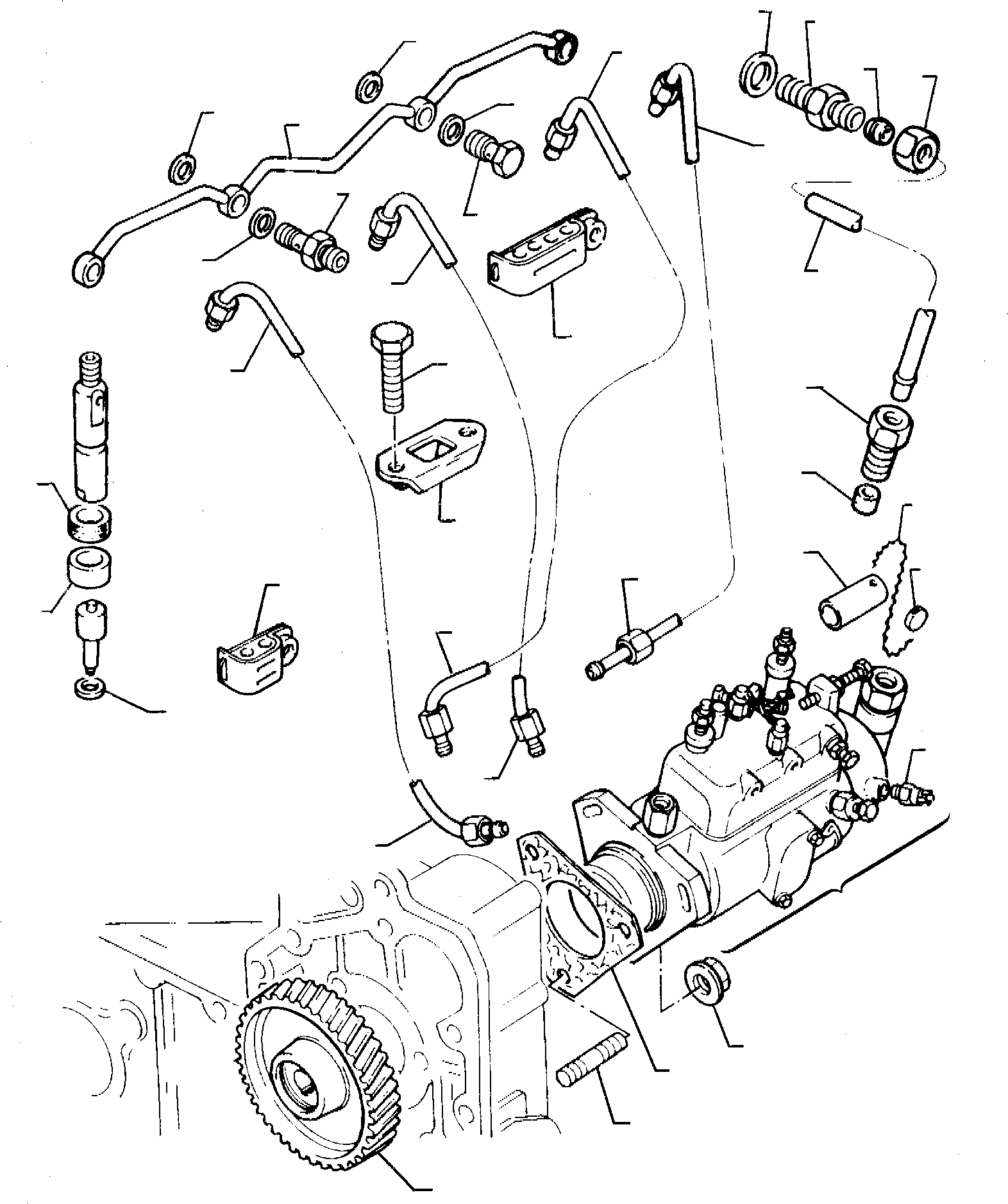 Backhoeloaders Komatsu / WB95R-1 WB97R-1 S/N 8901442-Up(wb9597r1) / FUEL INJECTION SYSTEM (1/2) (TURBO ENGINE)(A-0290 : 0403)
