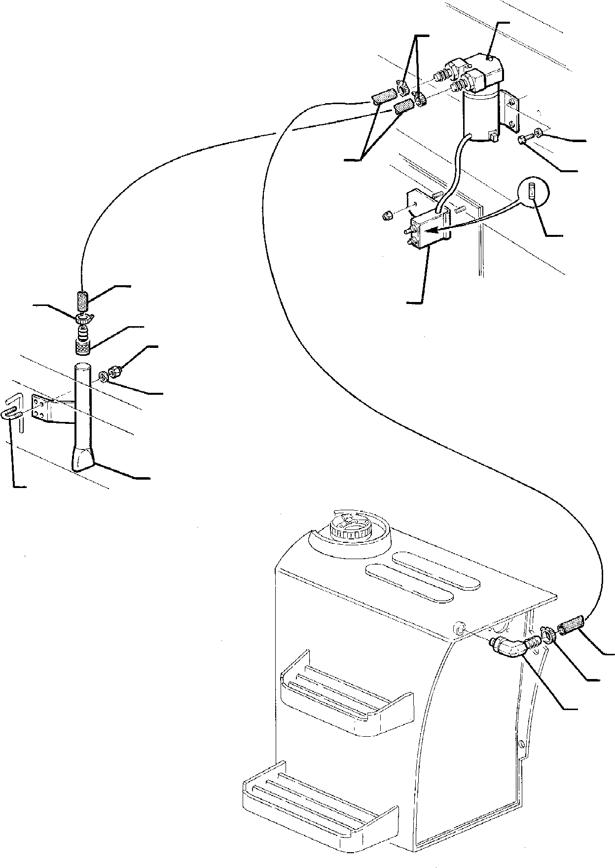 Backhoeloaders Komatsu / WB95R-1 WB97R-1 S/N 8901442-Up(wb9597r1) / SELF SUPPLY PUMP(B-0110 : 1350)