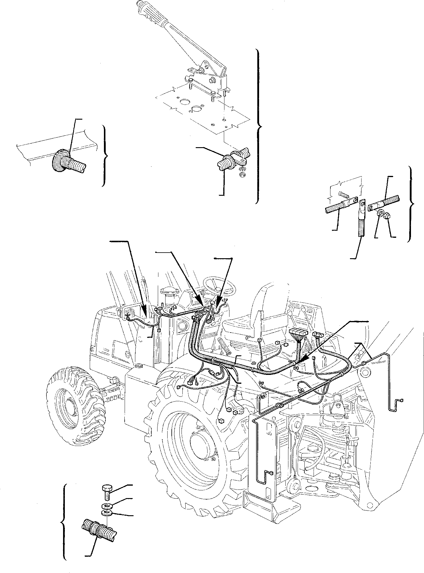 Backhoeloaders Komatsu / WB95R-1 WB97R-1 S/N 8901442-Up(wb9597r1) / ELECTRICAL SYSTEM (2/4)(B-0160 : 1510)