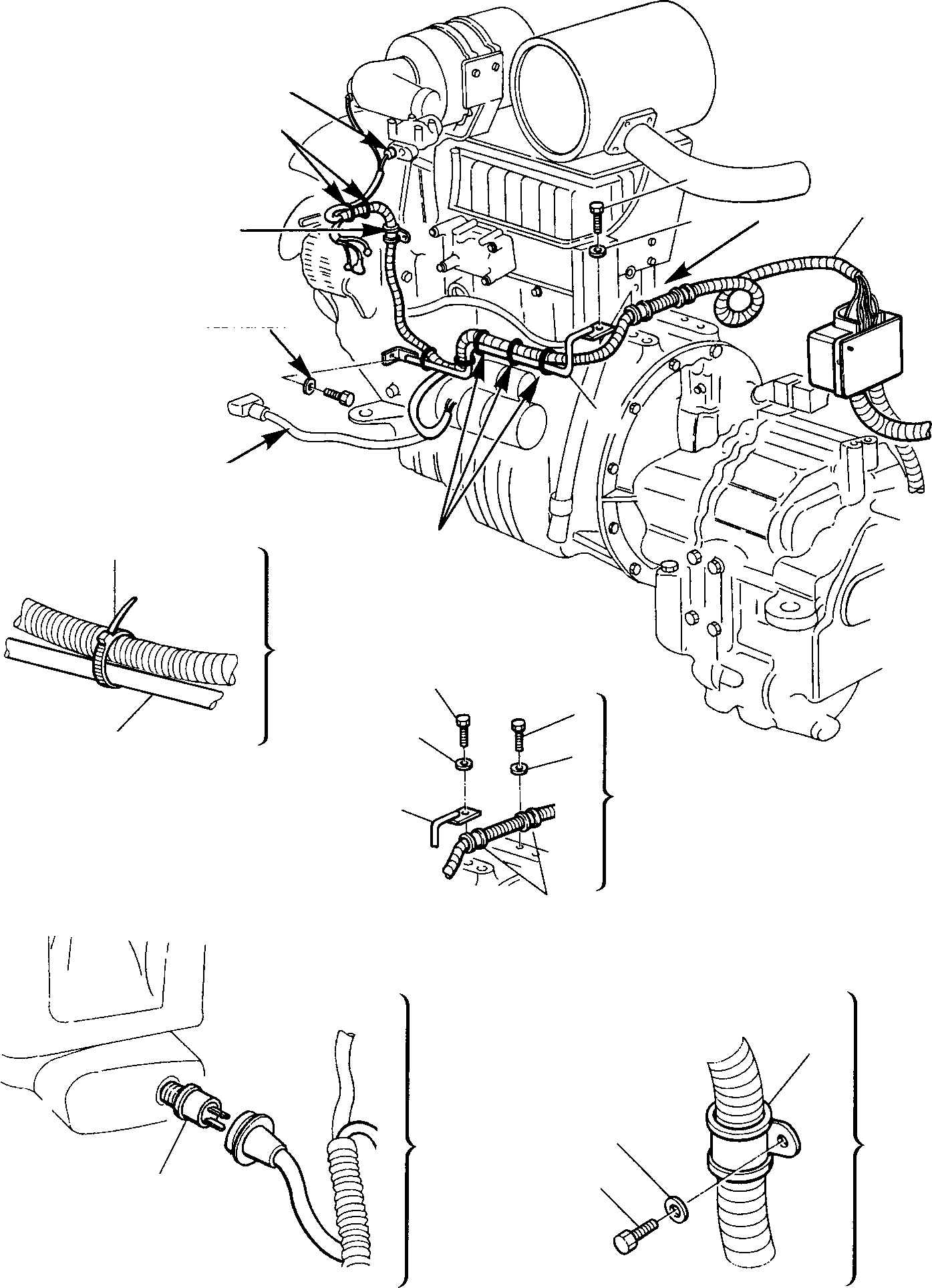 Backhoeloaders Komatsu / WB97S-2 S/N 97SF10001-Up(wb97s_2) / ELECTRICAL SYSTEM (1/6)(B-0160 : 1500)