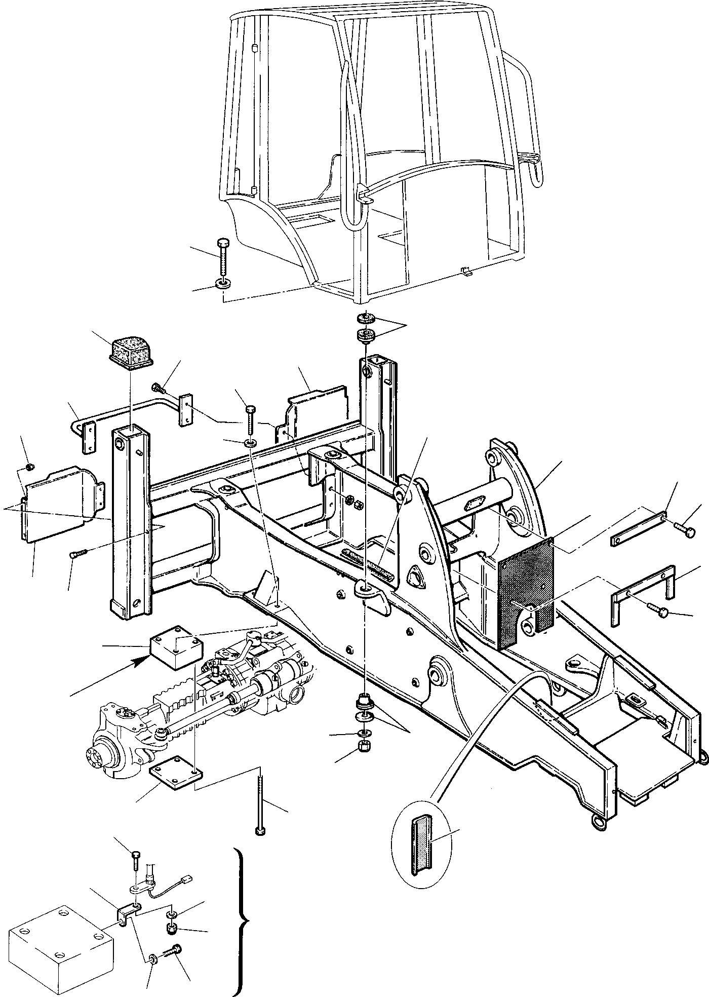 Backhoeloaders Komatsu / WB97S-2 S/N 97SF10001-Up(wb97s_2) / FRAME(C-0010 : 3000)