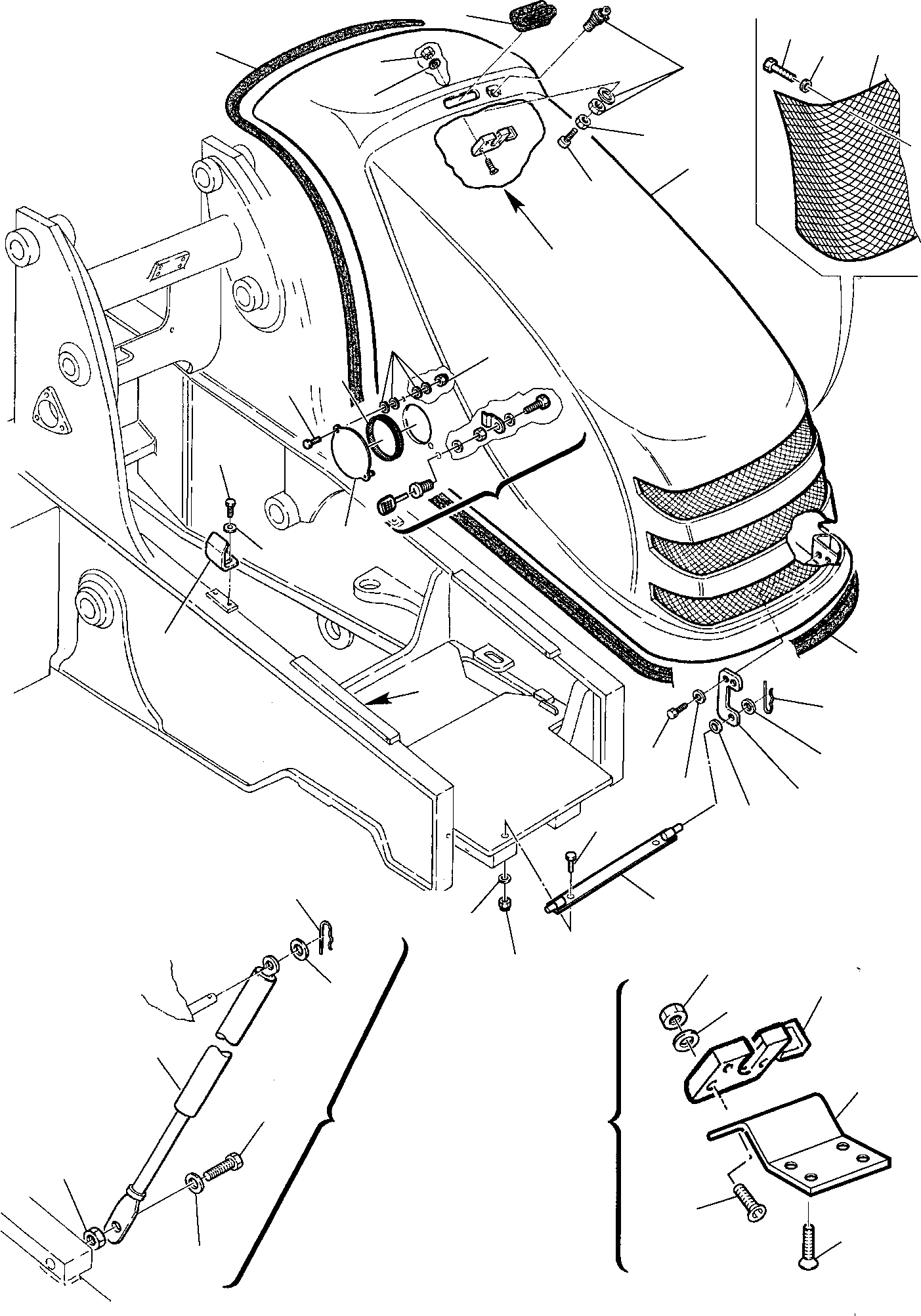Backhoeloaders Komatsu / WB97S-2 S/N 97SF10001-Up(wb97s_2) / COVERS (1/3)(E-0010 : 5000)