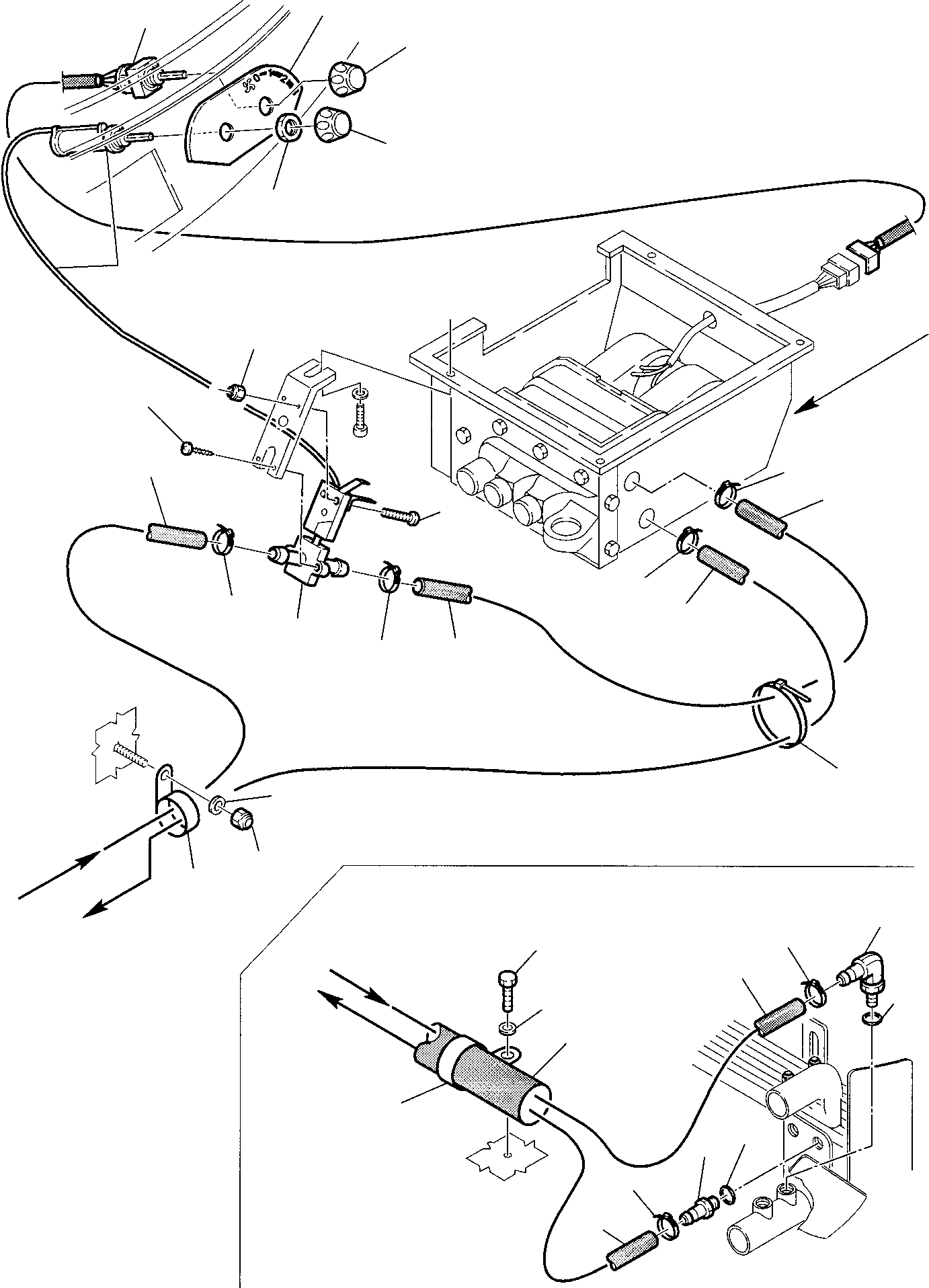 Backhoeloaders Komatsu / WB97S-2 S/N 97SF10001-Up(wb97s_2) / HEATING SYSTEM (2/2)(E-0190 : 5810)