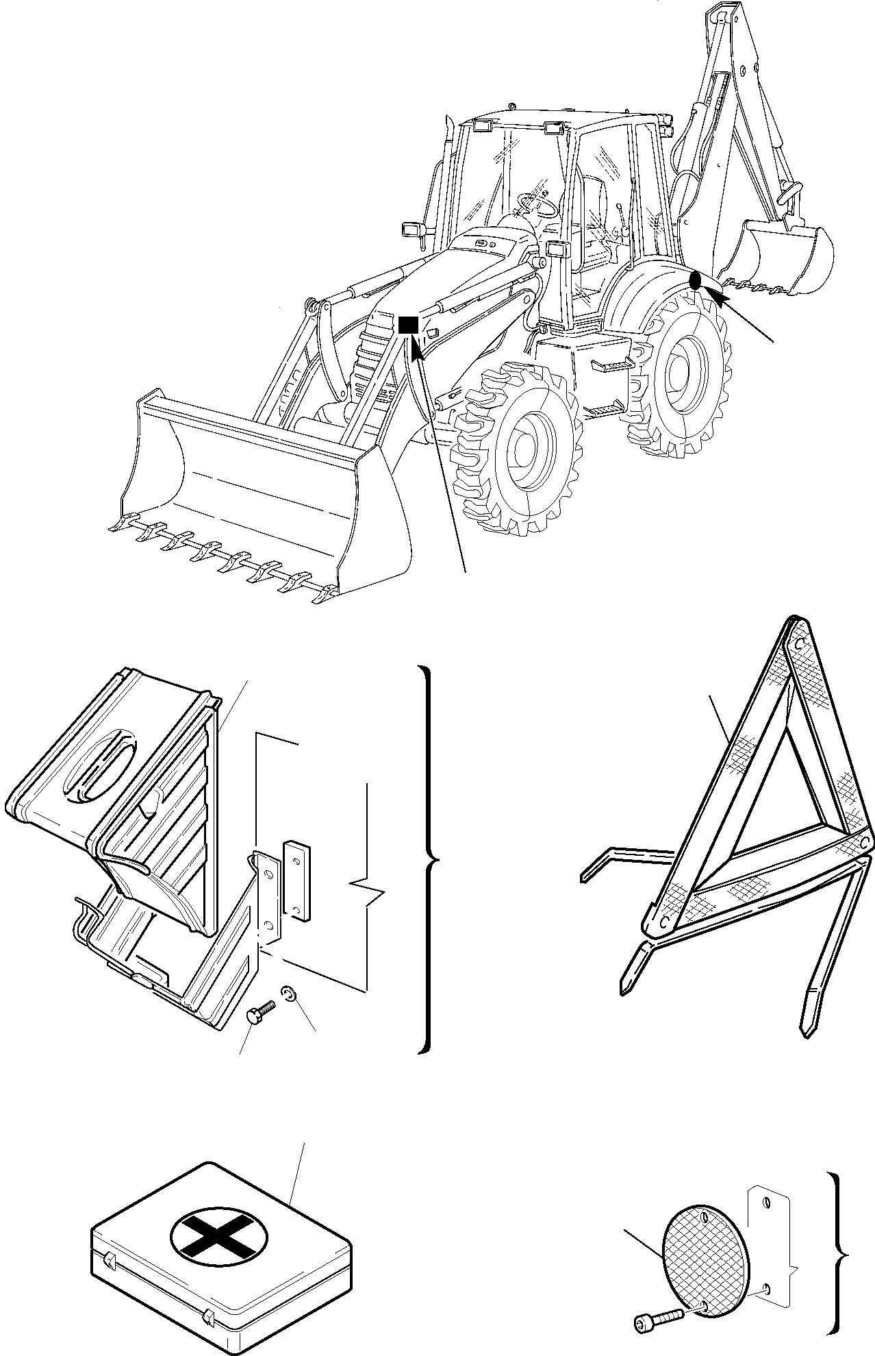 Backhoeloaders Komatsu / WB97S-2 S/N 97SF10001-Up(wb97s_2) / EQUIPMENT FOR GERMANY(H-0060 : 9955)