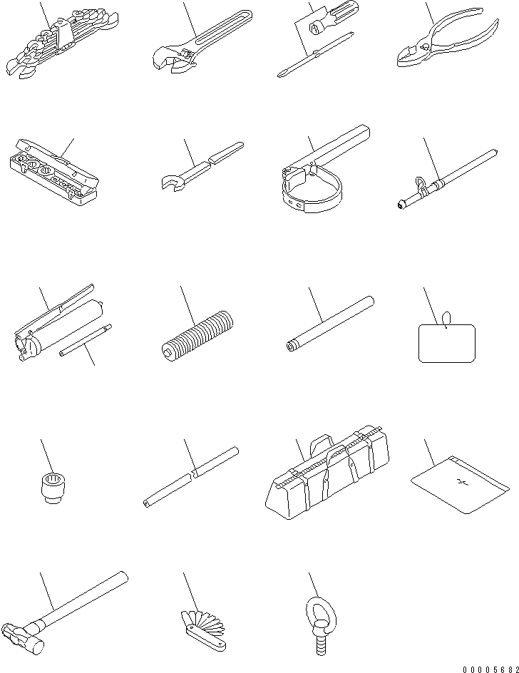 Komatsu parts book diagram for WD500-3 S/N 50001-UP: SPARE PARTS (ENGLISH)
