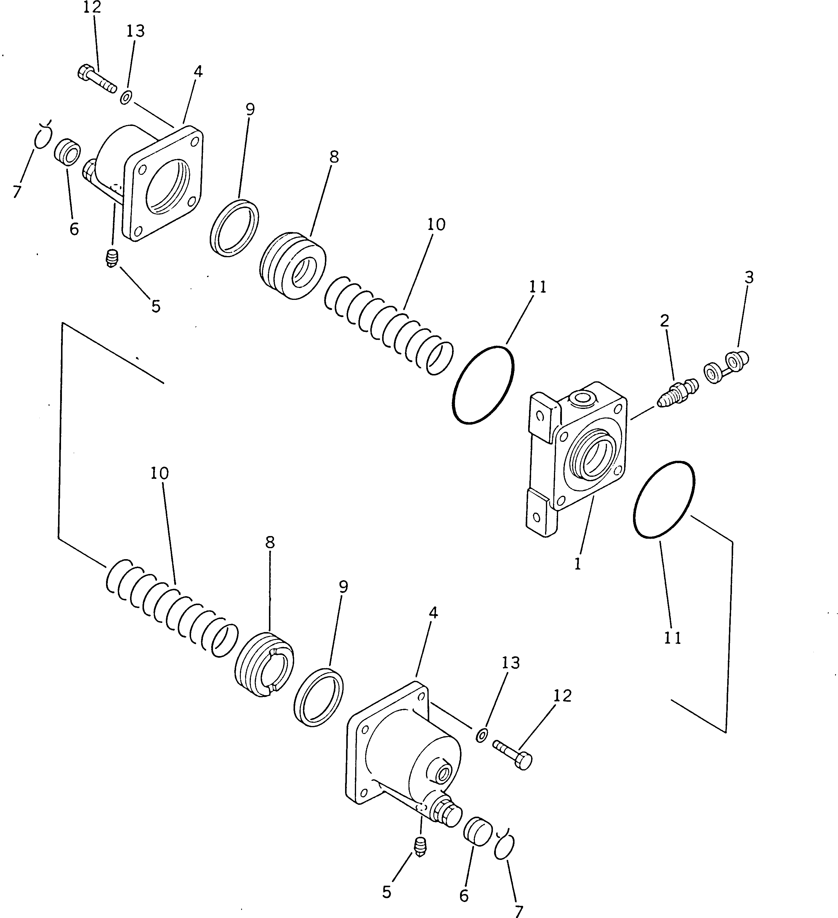 Wheel Dozers Komatsu / WD600-1H S/N 10001-UP (-50cent. Spec.)(wd600-0c) / SLACK ADJUSTER(090320 : 3619)