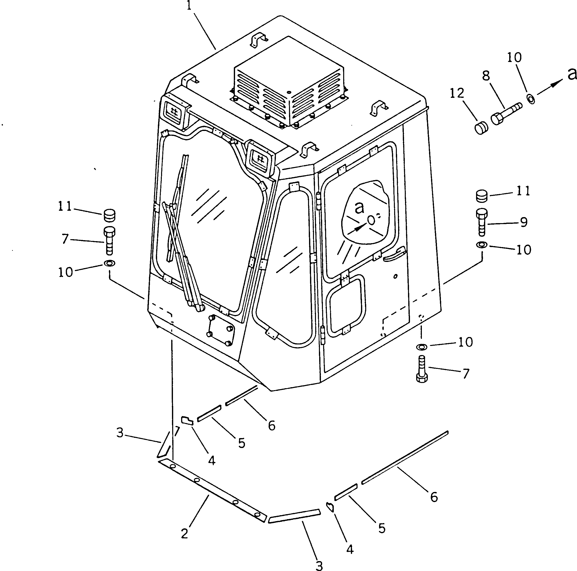 Wheel Dozers Komatsu / WD600-1H S/N 10001-UP (-50cent. Spec.)(wd600-0c) / OPERTOR