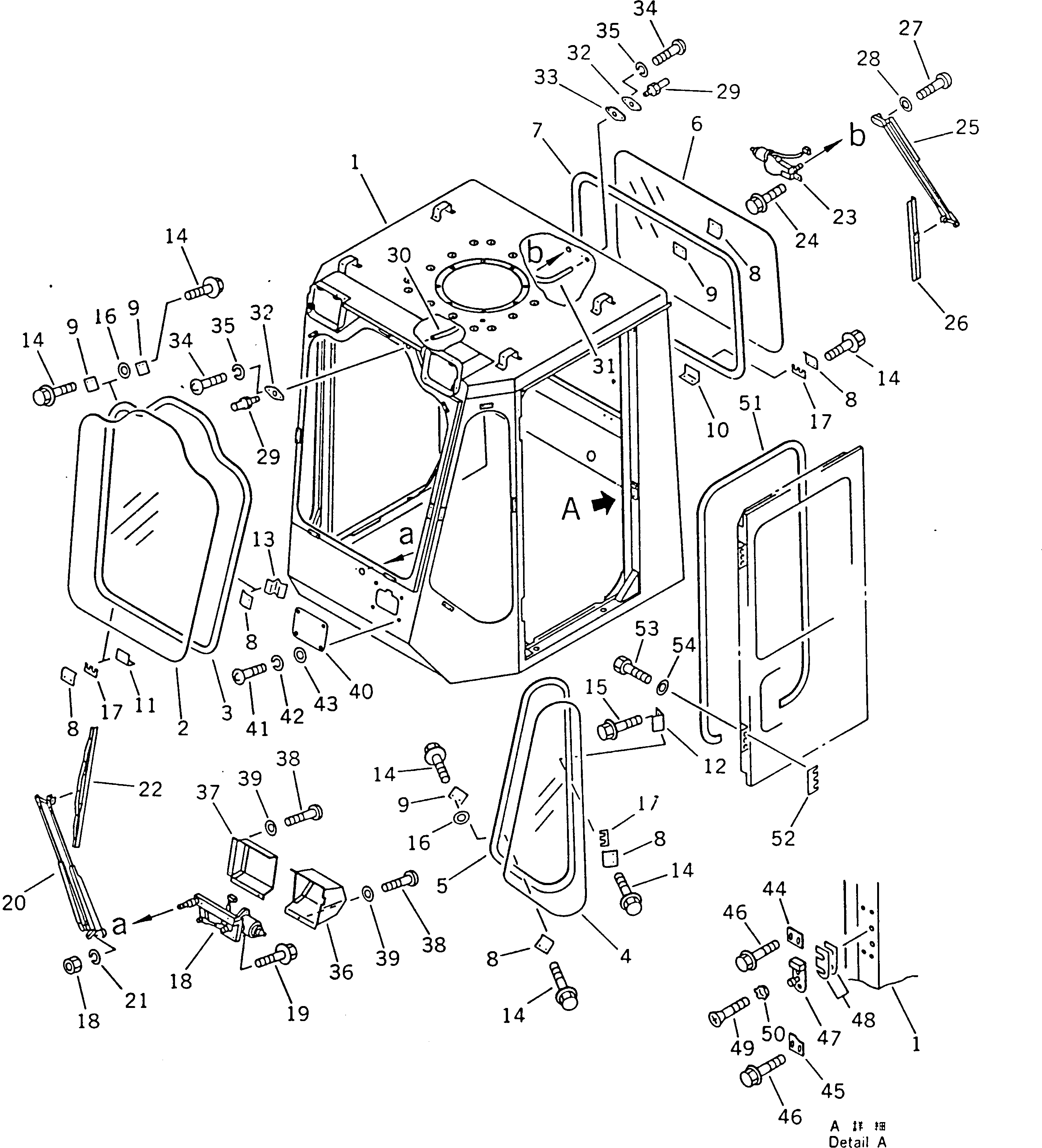 Wheel Dozers Komatsu / WD600-1H S/N 10001-UP (-50cent. Spec.)(wd600-0c) / OPERTOR