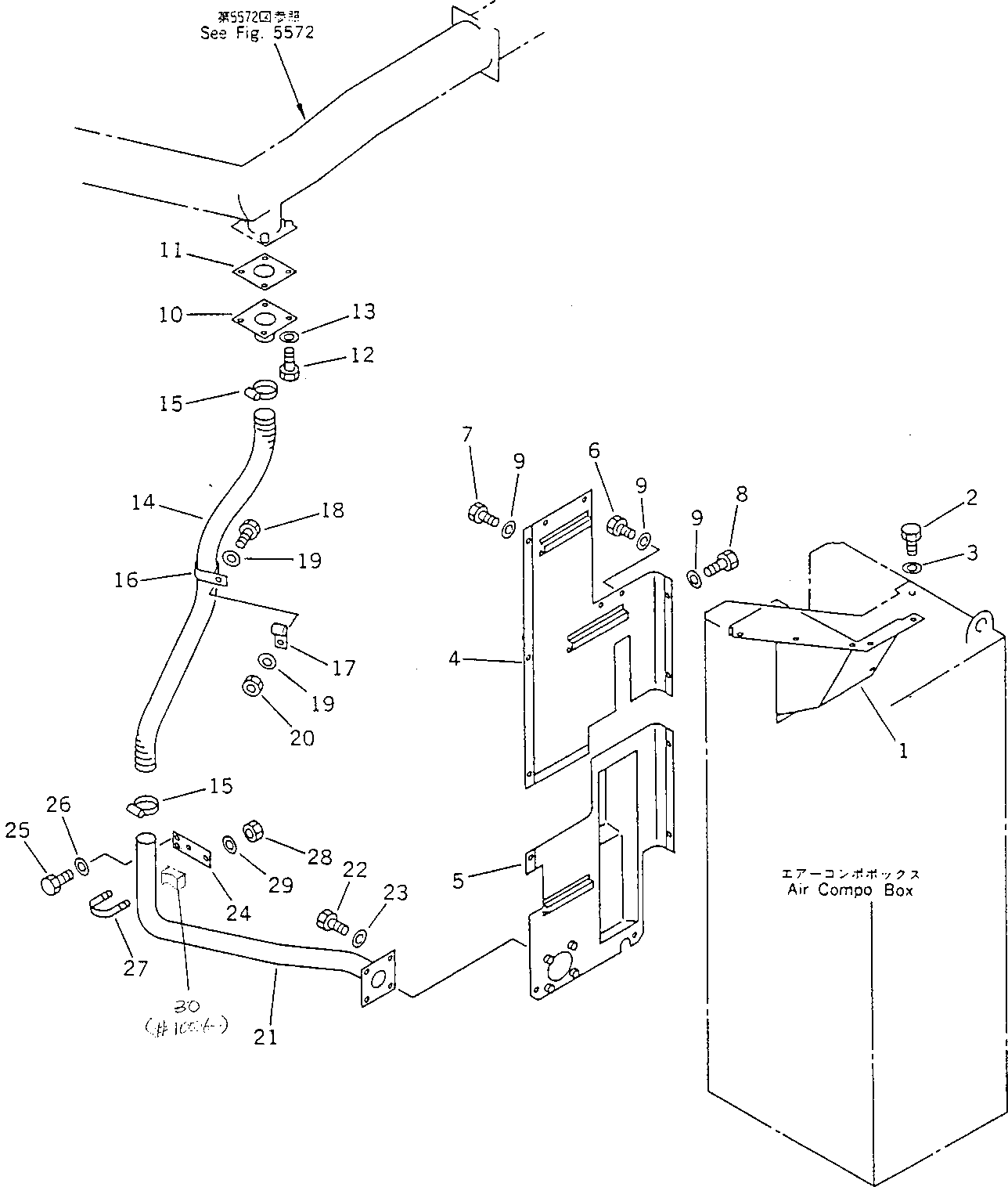 Wheel Dozers Komatsu / WD600-1H S/N 10001-UP (-50cent. Spec.)(wd600-0c) / FUEL FIRE HEATER (4/6)(150440 : 5574)
