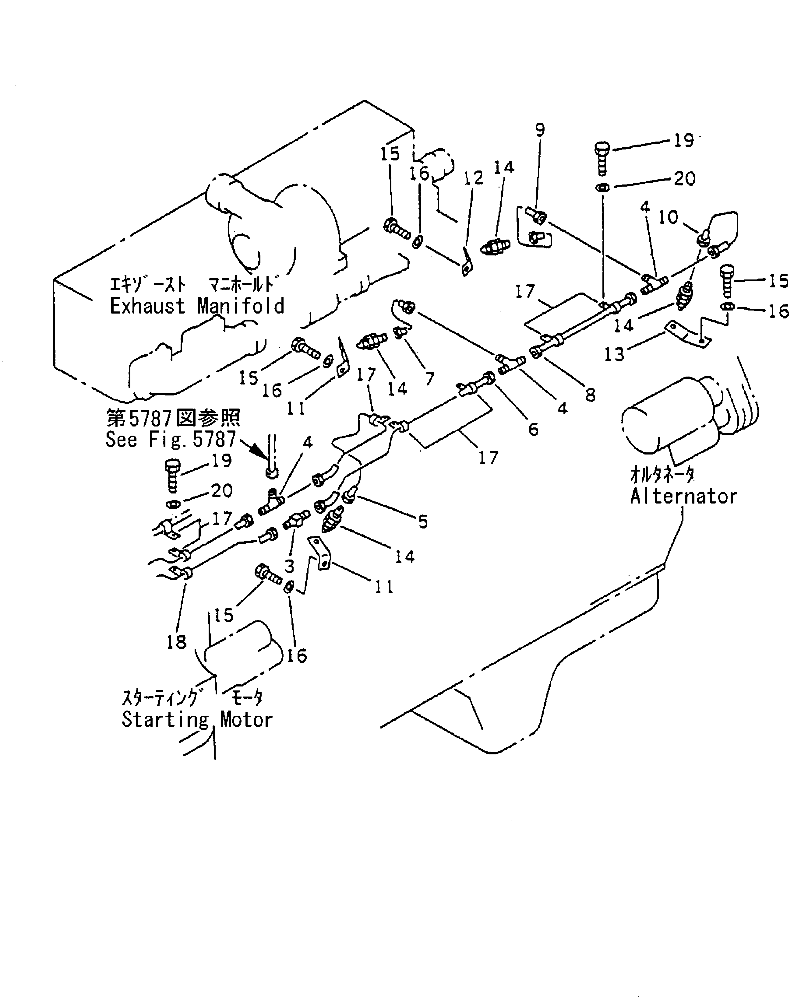 Wheel Dozers Komatsu / WD600-1H S/N 10001-UP (-50cent. Spec.)(wd600-0c) / LENTRALIZED FIRE EXTINGUISHER SYSTEM(2/3)(150500 : 5786A)