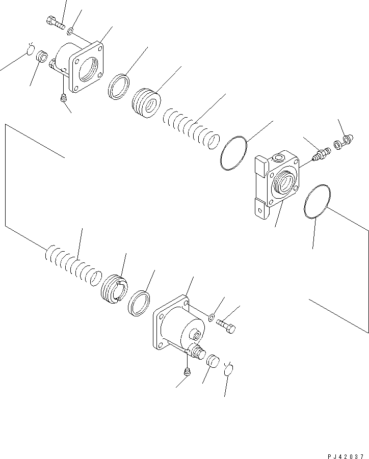 Komatsu parts book diagram for WD600-1 S/N 10001-UP: SLACK ADJUSTER