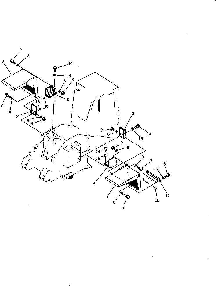 Wheel Dozers Komatsu / WD600-1 S/N 10001-UP(wd600-1c) / FRONT FENDER(150090 : 5181)