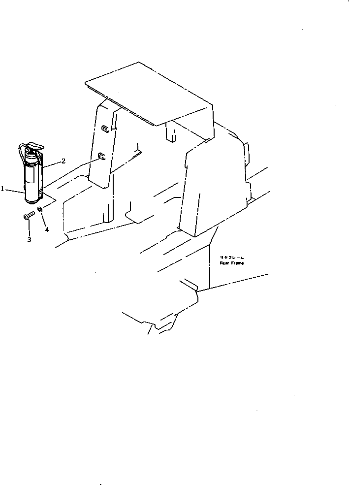 Wheel Dozers Komatsu / WD600-1 S/N 10001-UP(wd600-1c) / EXTINGUISHER(150460 : 5981)