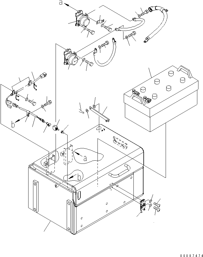 Wheel Dozers Komatsu / WD600-6 S/N 55001-55003(wd600-6c) / BATTERY (BATTERY ? L.H.)(#55001-)(120010 : E0120-01A0)