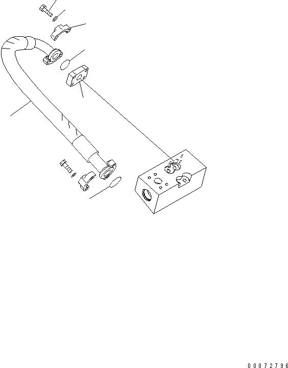Wheel Dozers Komatsu / WD600-6 S/N 55001-55003(wd600-6c) / TORQUE CONVERTER AND TRANSMISSION (COOLING LINE) (1/2)(#55001-)(150260 : F4310-22A0)