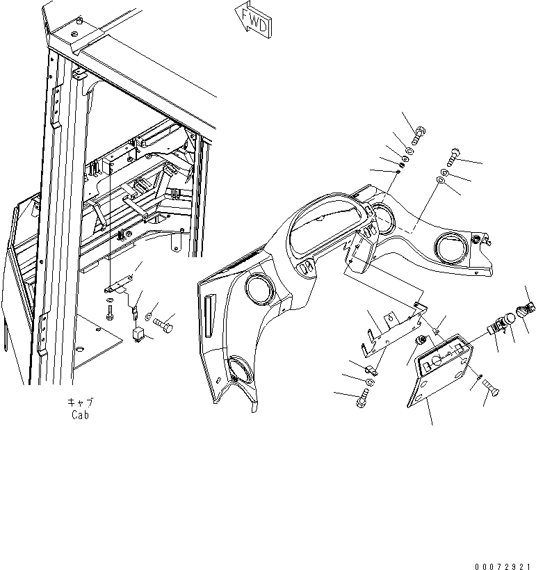Wheel Dozers Komatsu / WD600-6 S/N 55001-55003(wd600-6c) / OPERATOR