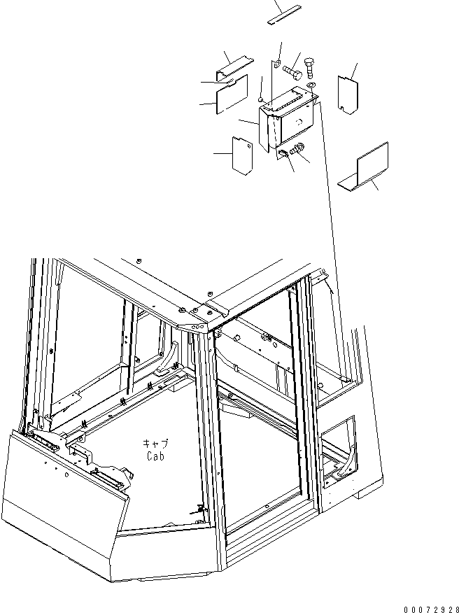 Wheel Dozers Komatsu / WD600-6 S/N 55001-55003(wd600-6c) / OPERATOR