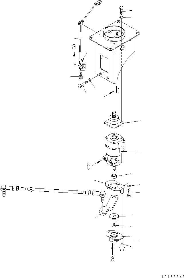 Wheel Dozers Komatsu / WD600-6 S/N 55001-55003(wd600-6c) / FLOOR SUB (COLUMN AND STEERING VALVE)(#55001-)(240650 : K4010-21A0)