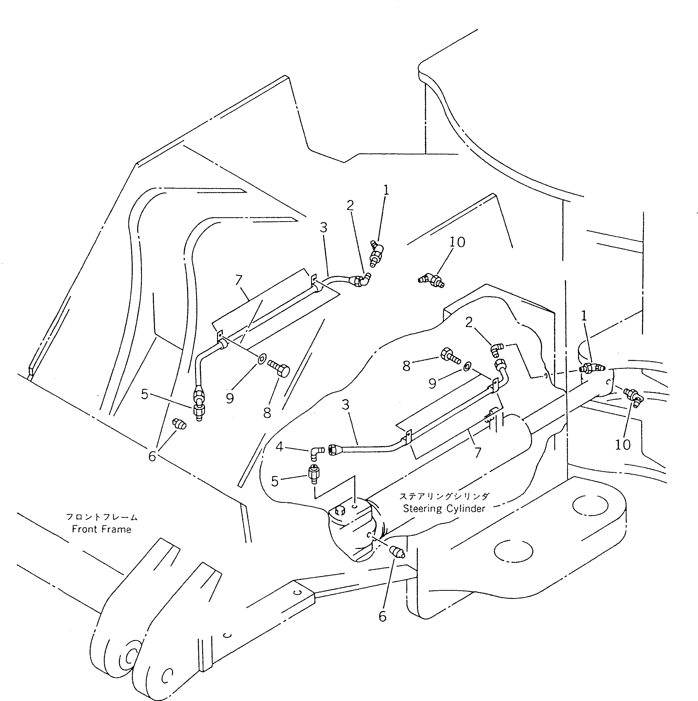 Compactors Komatsu / WF450T-1 S/N 10001-UP(wf450t-r) / REMOTE LUBRICATING (FRONT)(150050 : 5051)