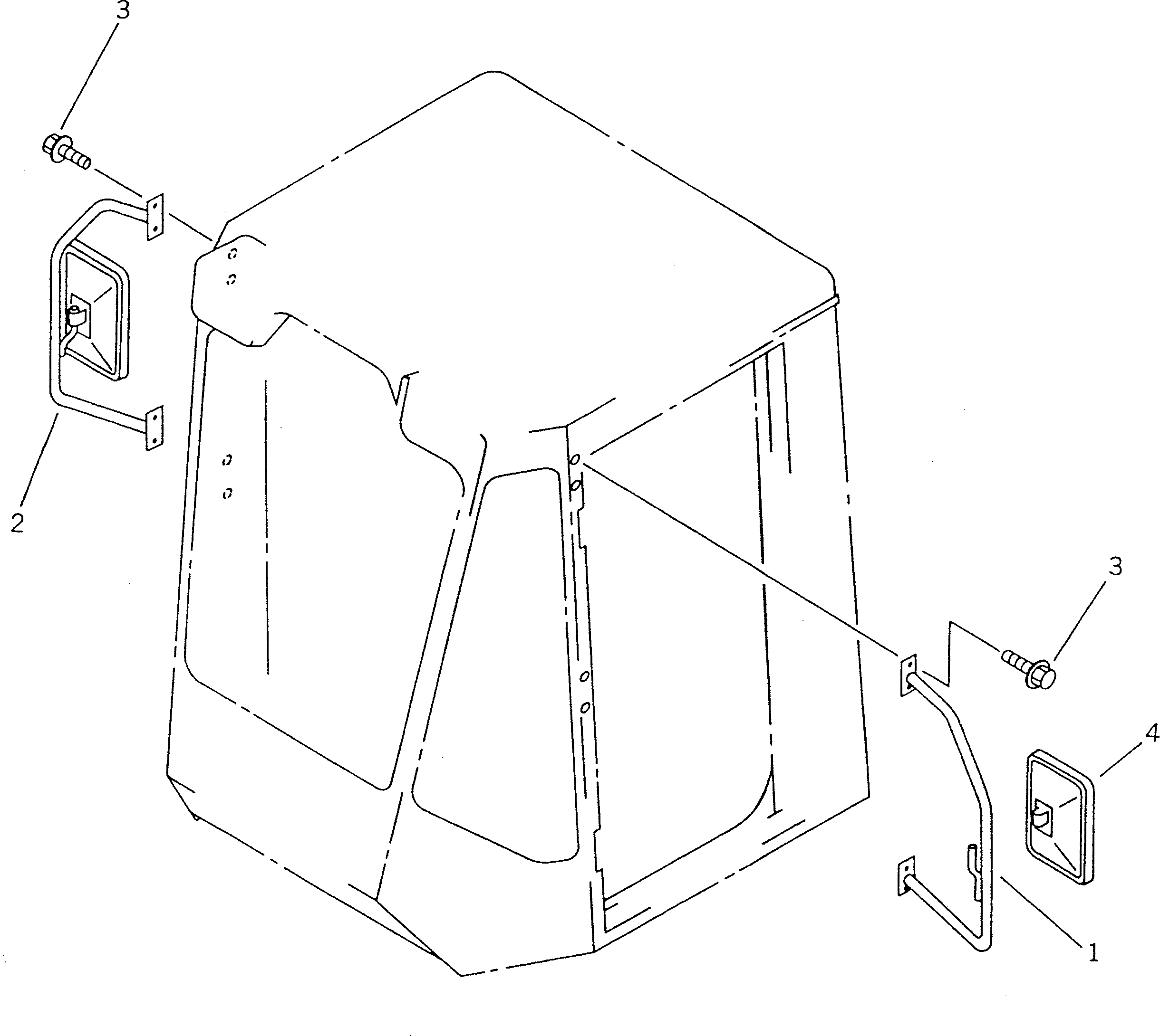 Compactors Komatsu / WF450T-1 S/N 10001-UP(wf450t-r) / MIRROR AND STAY(150250 : 5481)