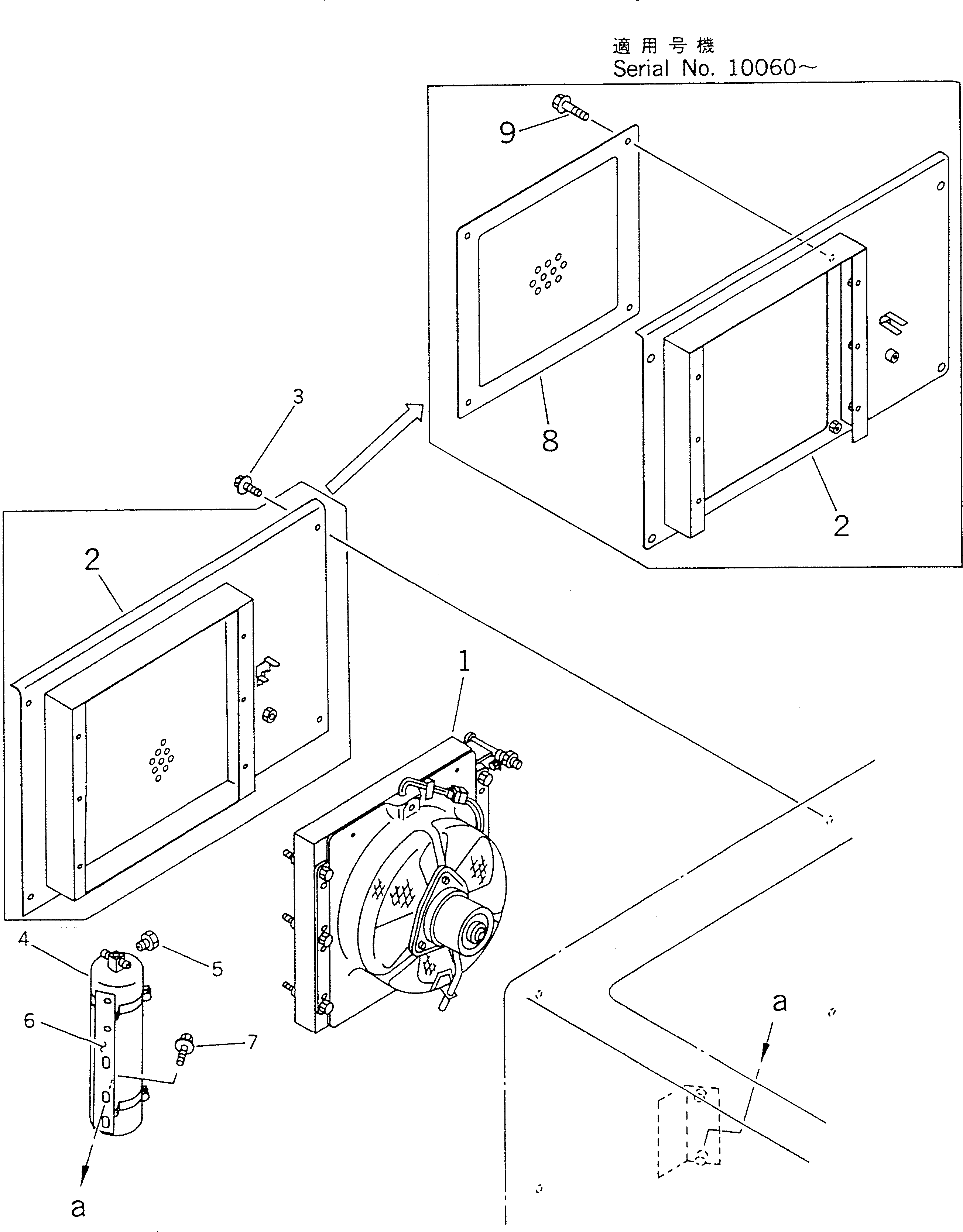 Compactors Komatsu / WF450T-1 S/N 10001-UP(wf450t-r) / AIR CONDITIONER PIPING (4/5)(150290 : 5504)