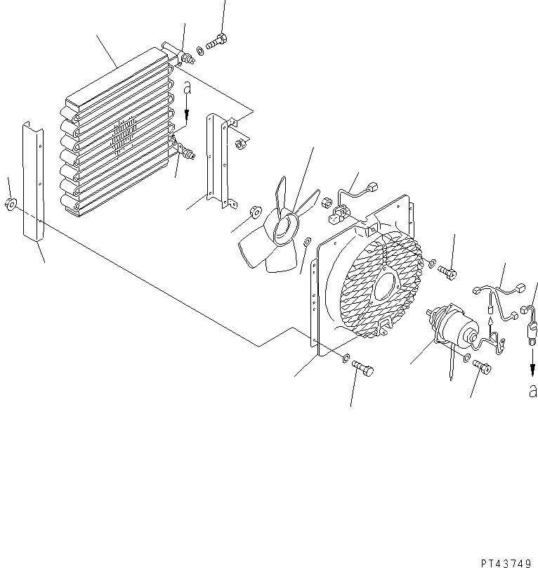 Compactors Komatsu / WF450T-1 S/N 10001-UP(wf450t-r) / CONDENSER(150340 : 5515)