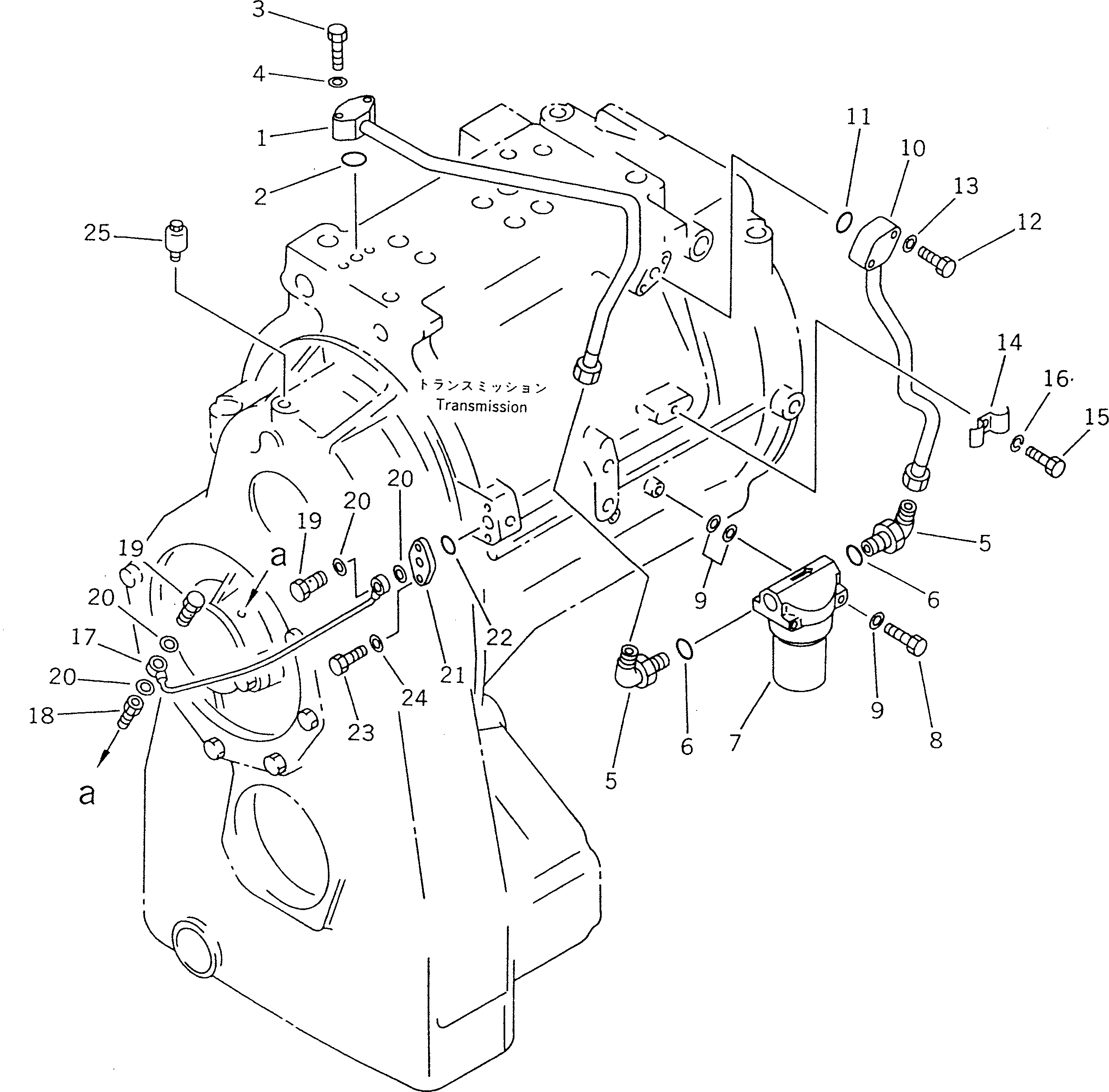 Compactors Komatsu / WF450T-1A S/N 10001-UP(wf450t0c) / TRANSMISSION (OIL PIPING)(060190 : 2531)