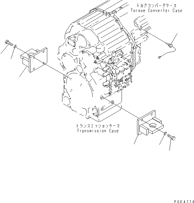 Compactors Komatsu / WF450T-3 S/N 53001-UP(wf450t1c) / TRANSMISSION ATTACHMENT(150270 : F4350-69A0)