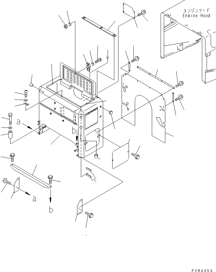Compactors Komatsu / WF450T-3 S/N 53001-UP(wf450t1c) / BULKHEAD(#53001-54099)(270150 : M4102-01A0)