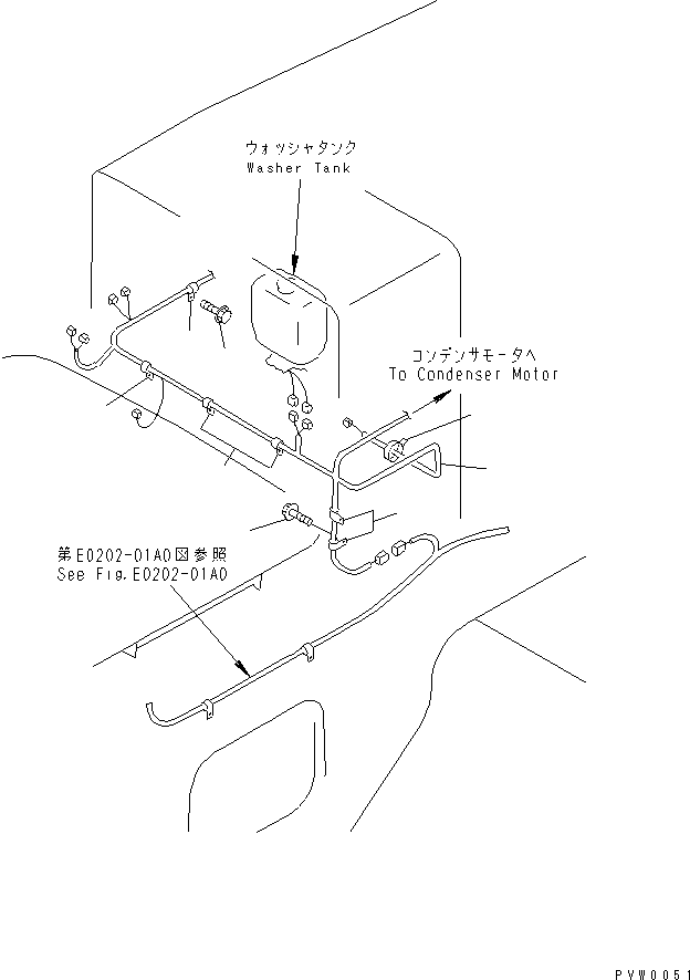 Compactors Komatsu / WF450T-3 S/N 53001-UP(wf450t1c) / BULKHEAD (BULKHEAD HARNESS)(270170 : M4102-02A0)