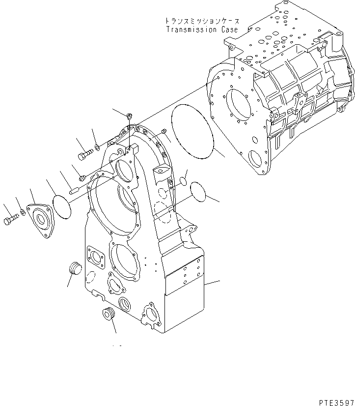 Compactors Komatsu / WF550-3D S/N 50001-UP(wf550-3c) / TRANSMISSION (TRANSFER) (1/3) (TRANSFER CASE)(150250 : F4320-65A0)