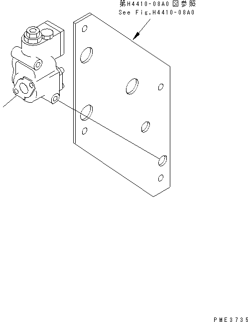 Compactors Komatsu / WF550-3D S/N 50001-UP(wf550-3c) / HYDRAULIC MAIN VALVE (CUT OFF VALVE)(180030 : H0120-02A0)