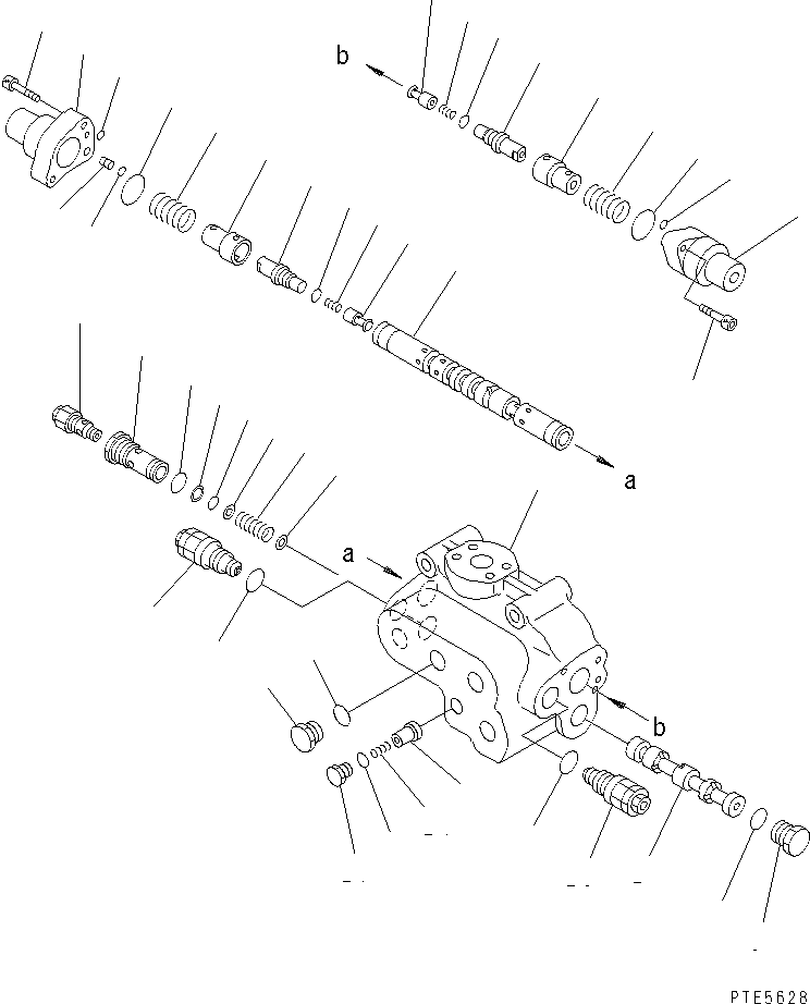 Compactors Komatsu / WF550-3D S/N 50001-UP(wf550-3c) / STEERING DEMAND VALVE(180050 : H0122-01A0)