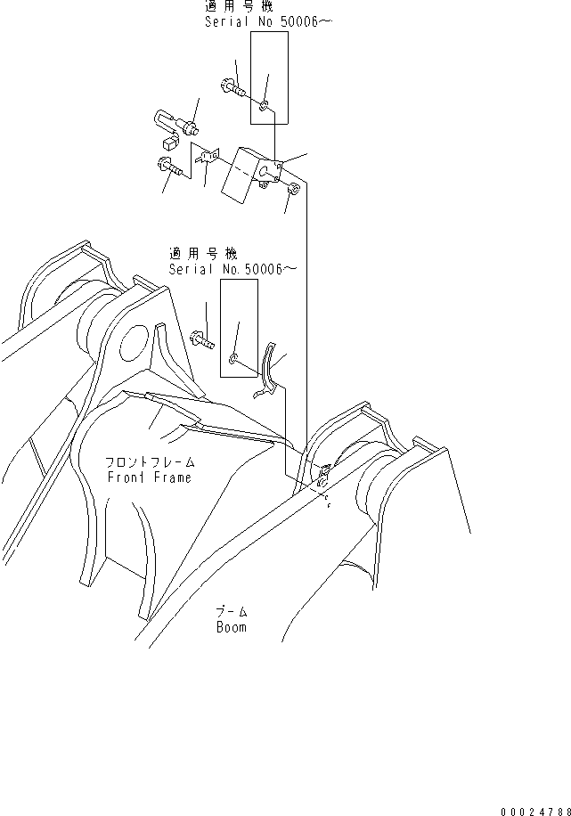 Compactors Komatsu / WF550-3D S/N 50001-UP(wf550-3c) / LIFT ARM AND BELLCRANK (BOOM KICK OUT)(330040 : T4110-03A0)