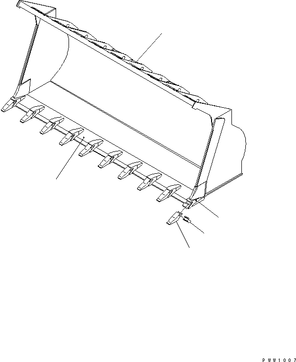 Compactors Komatsu / WF550-3D S/N 50001-UP(wf550-3c) / BUCKET 4.7M3(330050 : T4120-01C3)