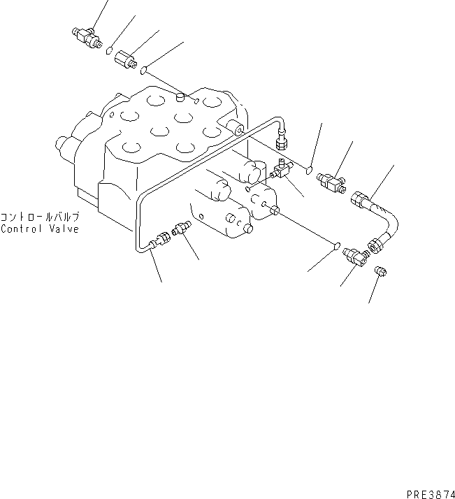 Compactors Komatsu / WF550-3D S/N 50001-UP(wf550-3c) / MAIN VALVE (2-SPOOL CONTROL VALVE) (2/3)(420150 : Y1662-02A0)