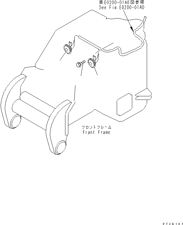 Compactors Komatsu / WF550T-3D S/N 50001-UP (For Komatsu Hanomag (Germany))(wf550t-c) / HORN(120160 : E0410-01A0)