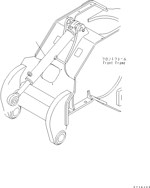 Compactors Komatsu / WF550T-3D S/N 50001-UP (For Komatsu Hanomag (Germany))(wf550t-c) / LIFT CYLINDER(330010 : T4140-01A0)