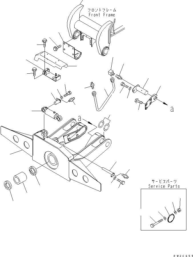 Compactors Komatsu / WF550T-3D S/N 50001-UP (For Komatsu Hanomag (Germany))(wf550t-c) / LINKAGE(330020 : T4210-01A0)