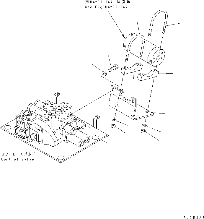 Compactors Komatsu / WF550T-3A S/N 50001-UP(wf550t-r) / HYDRAULIC PIPING (IN-LINE FILTER MOUNTING) (WITH IN-LINE FILTER)(180240 : H4200-12A1)