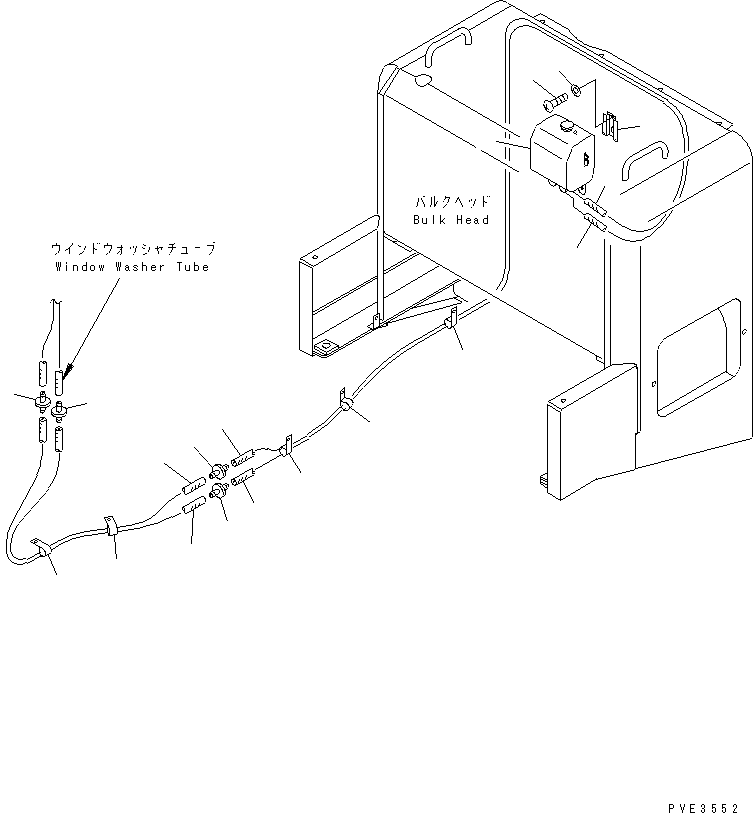 Compactors Komatsu / WF550T-3A S/N 50001-UP(wf550t-r) / WASHER TANK(240270 : K0350-01A0)